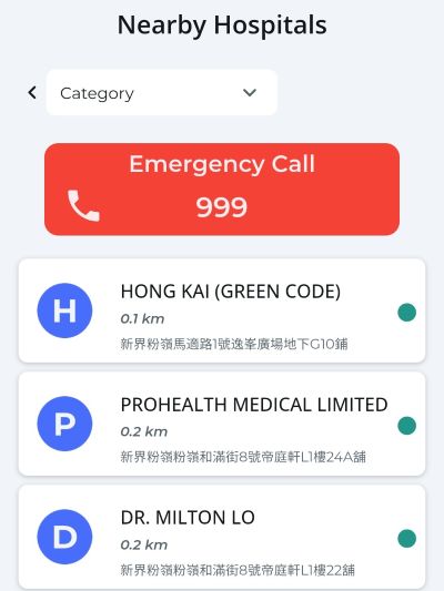 Safety Compass App Screenshot